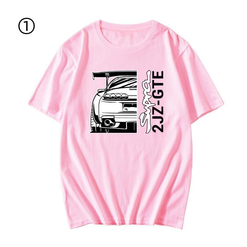 ファッション プリントロゴ 半袖 Tシャツ-A2403