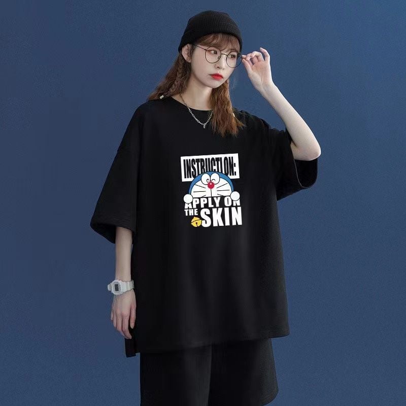 好感度UP カジュアル シンプル 半袖Tシャツⅹパンツセット全4色<ins-8203>