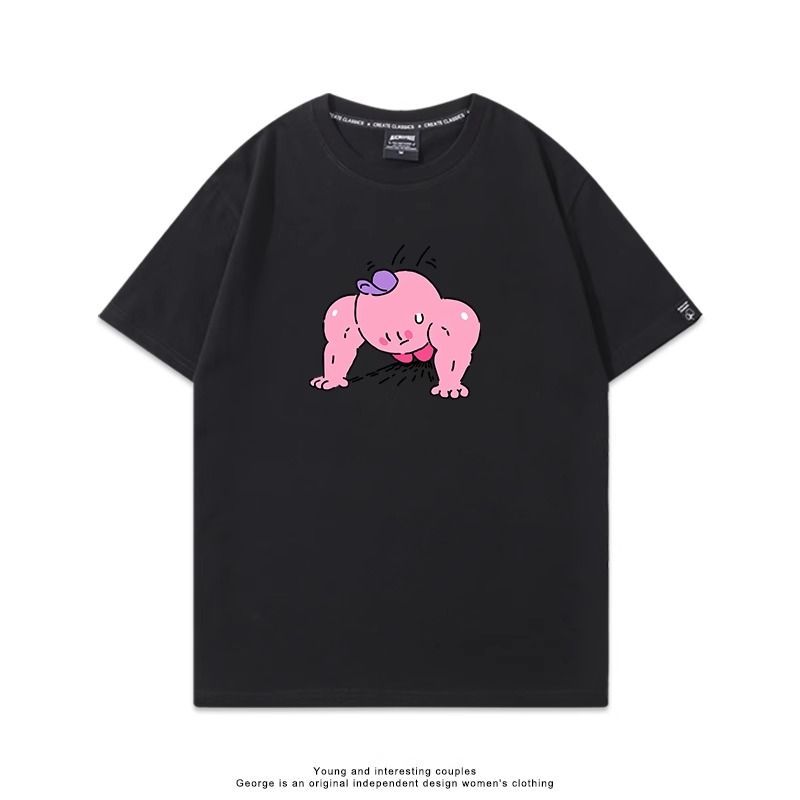 今季マストバイ 売れ筋 おすすめ プリントロゴ 半袖 Tシャツ-A2619