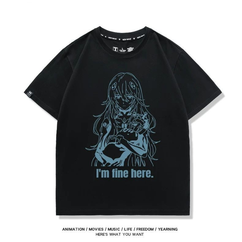 カジュアル おすすめ プリントロゴ 半袖 Tシャツ-A2390