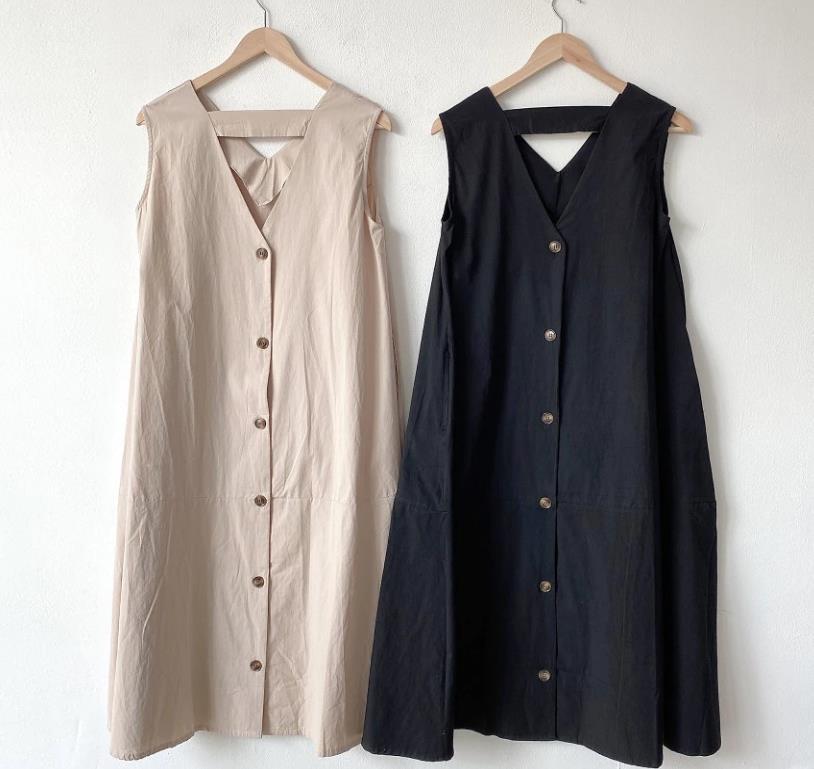 定番シンプル カジュアル エレガント ワンピース<ins-8374>