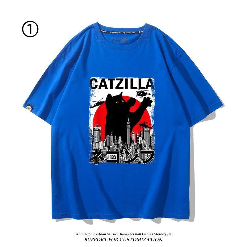 絶対流行 おすすめ プリントロゴ 半袖 Tシャツ-A2373