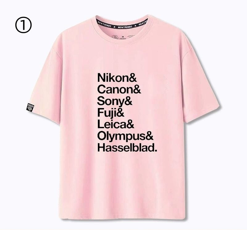 定番シンプル おすすめ プリントロゴ 半袖 Tシャツ-A2317