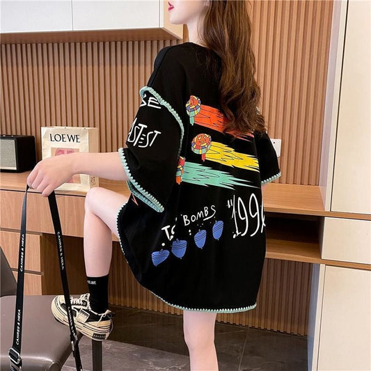 【半額!期間限定!!】 絶対流行 カジュアル 個性派 半袖シャツ<ins-6629>