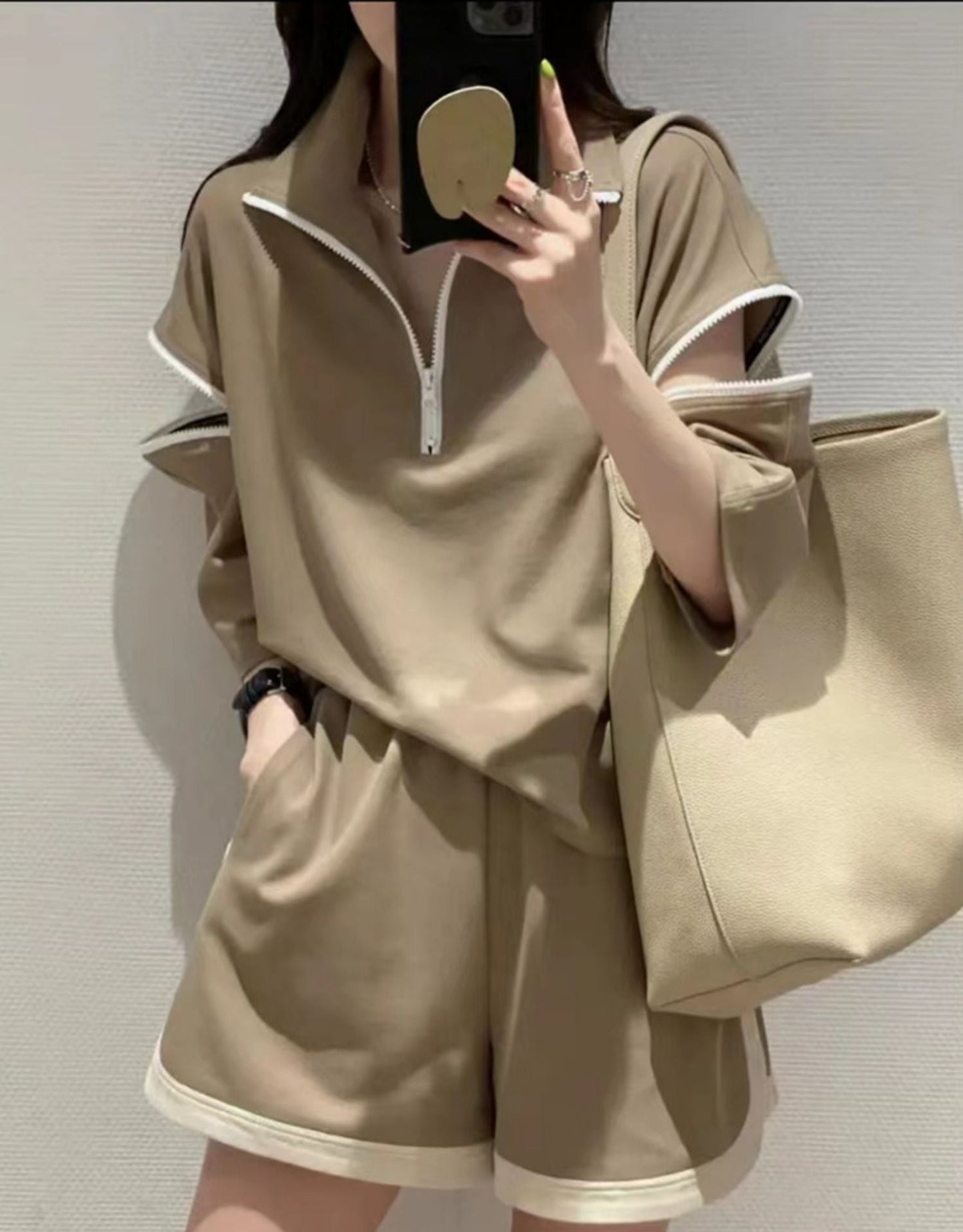 主役級 今季マストバイ ファッション 個性派 半袖Tシャツⅹパンツセット<ins-6533>