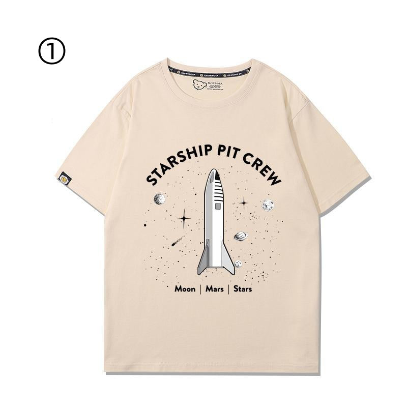 早い者勝ち おすすめ プリントロゴ 半袖 Tシャツ-A2371