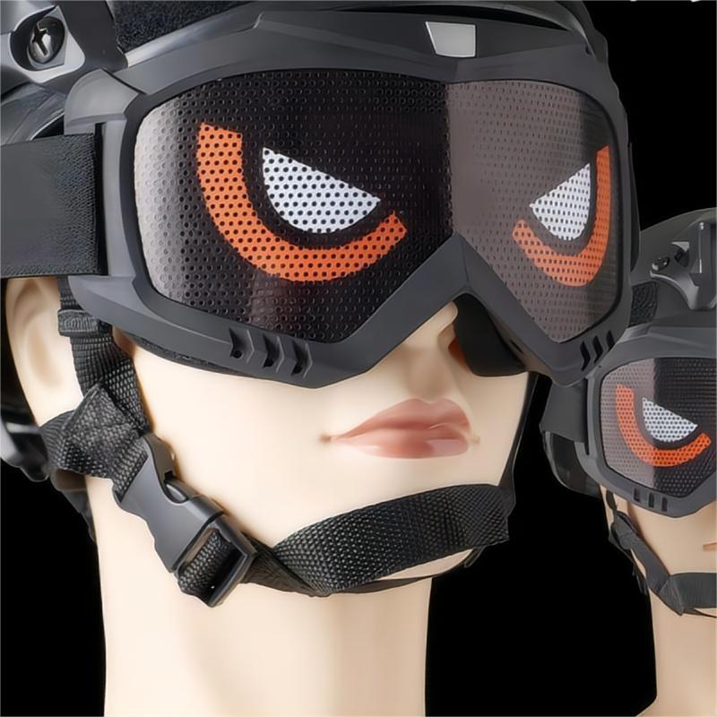 日常バイク用 アニメ風 近視用メガネ装着可能 UVカットゴーグル A2635