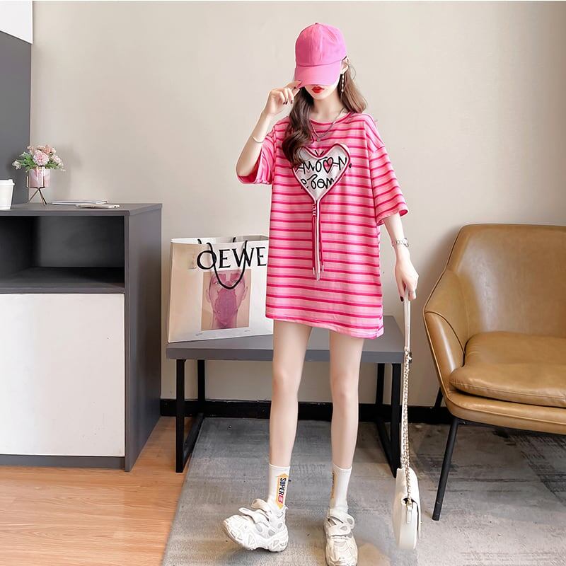 スタイリッシュ 今季大好評 ボーダー柄 Tシャツ カットソー<ins-3254>