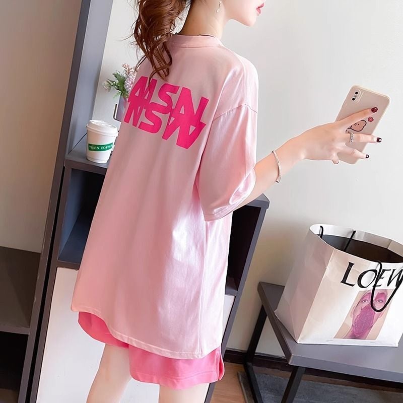 好感度UP ファッション カジュアル 上質 Tシャツⅹパンツセット<ins-8456>