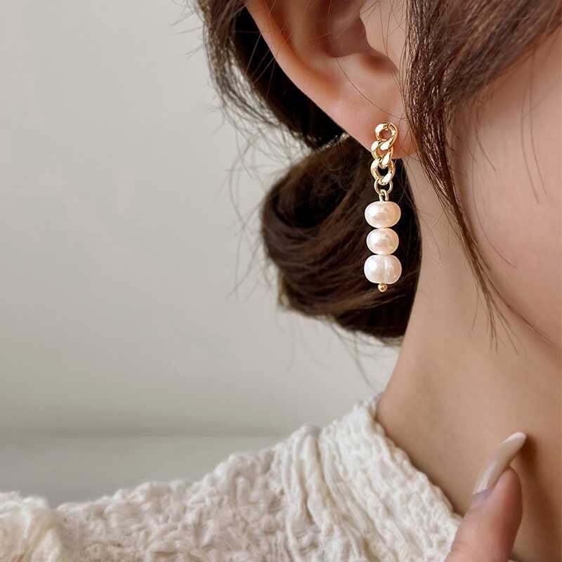 オシャレ度満点 清純甘くて女子力UP 気質溢れる チェーン イアリング アクセサリー<ins-2782>