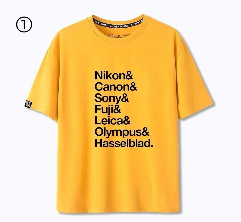 定番シンプル おすすめ プリントロゴ 半袖 Tシャツ-A2317