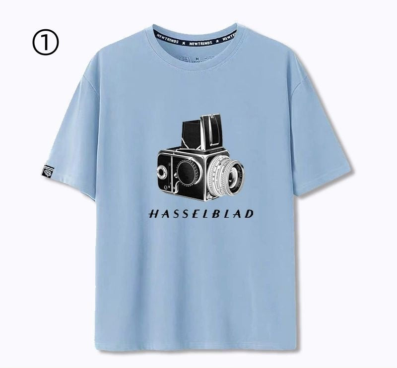 大活躍 おすすめ プリントロゴ 半袖 Tシャツ-A2318