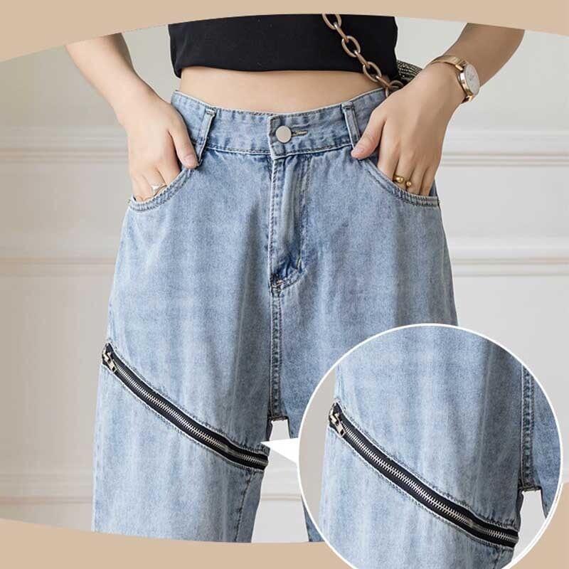 ゆったり感アップ ハイウエスト 一目惚れ パンツ ボトムスE-1990