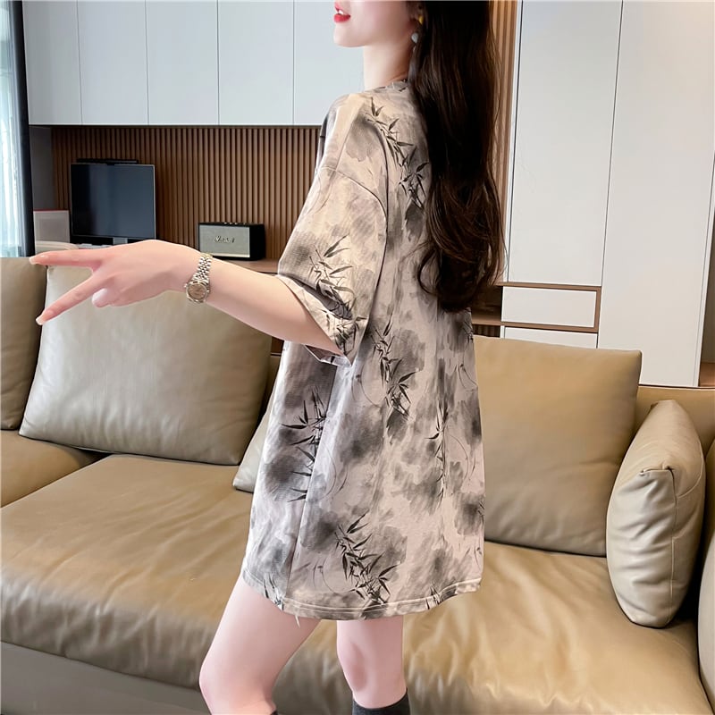 新商品 オシャレ度満点 高級感溢れる 2色選択可 Tシャツ カットソー<ins-8277>