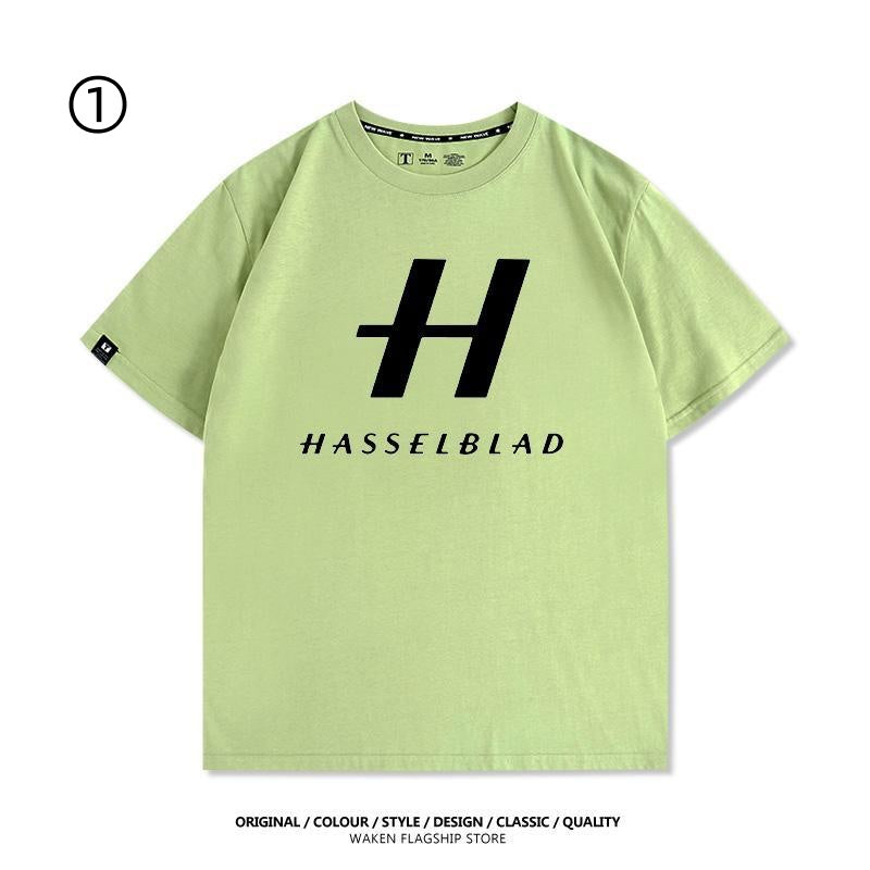 大人可愛い おすすめ プリントロゴ 半袖 Tシャツ-A2372