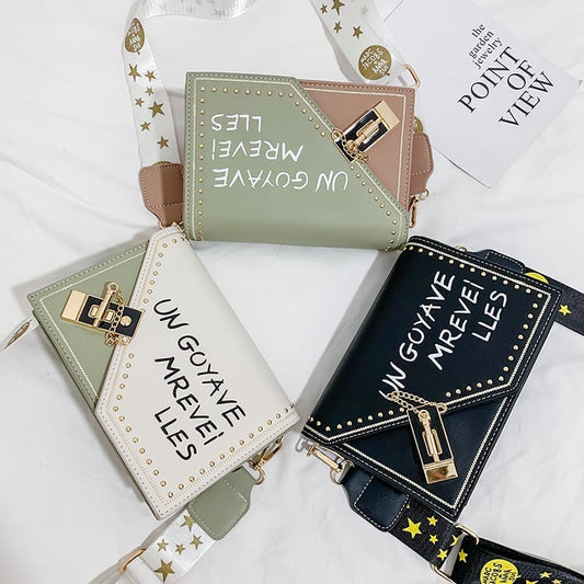 合わせやすい スタイリッシュ 質感のいい 三色 ショルダーバッグ  <ins-1956>