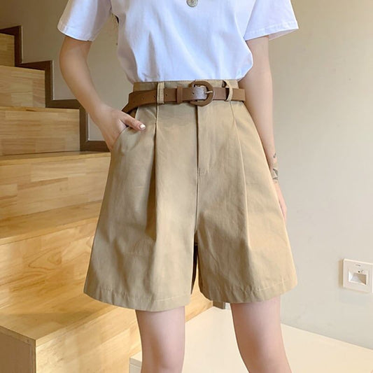 ファッション ルーズ 3色選択可 ハイウエスト パンツ ボトムス<ins-3120>