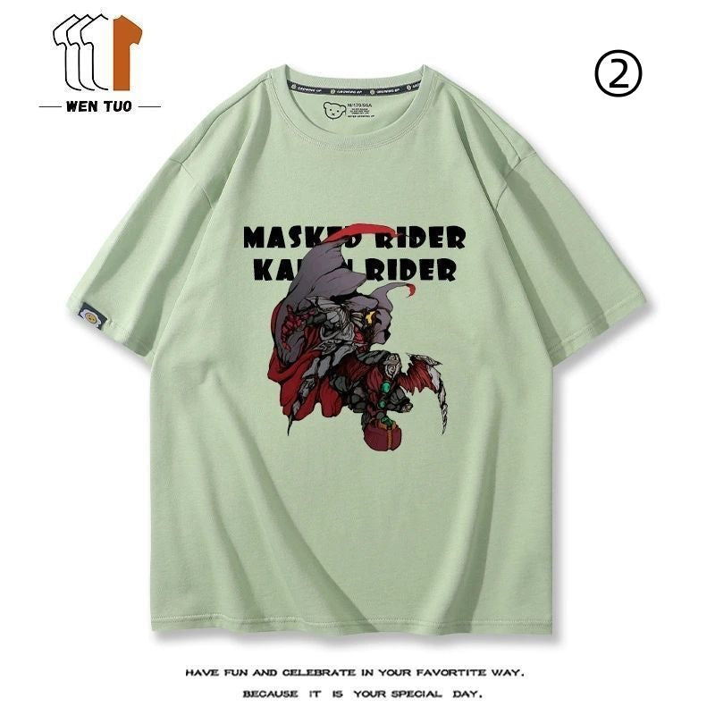 美人度アップ 絶対欲しい おすすめ プリントロゴ 半袖 Tシャツ-A2433