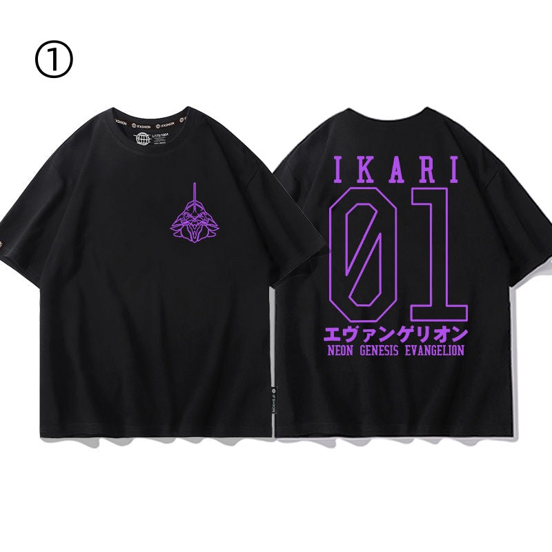 シンプル 着回し力抜群 おすすめ プリントロゴ 半袖 Tシャツ-A2605