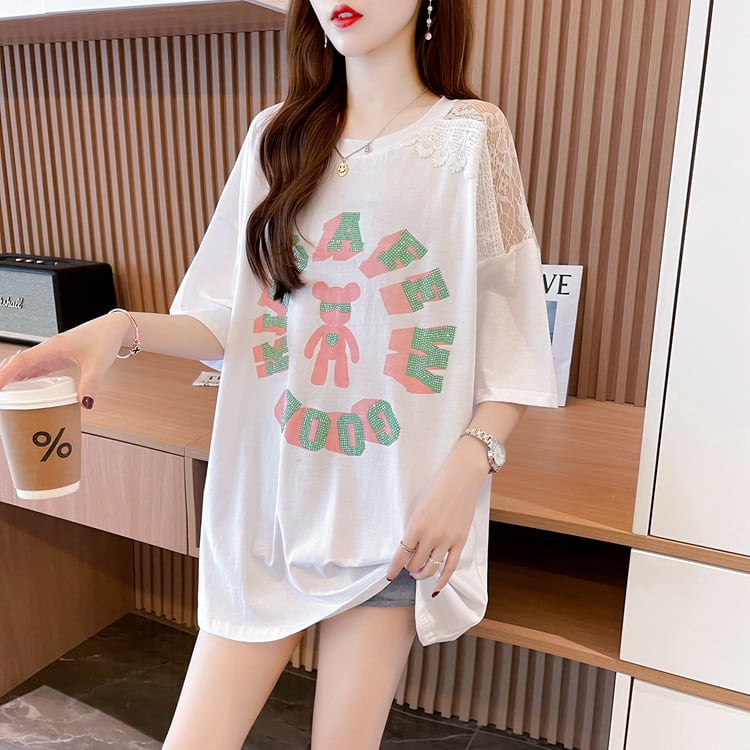 【半額!期間限定!!】美人度アップ ファッション スウィート 半袖シャツ<ins-6632>