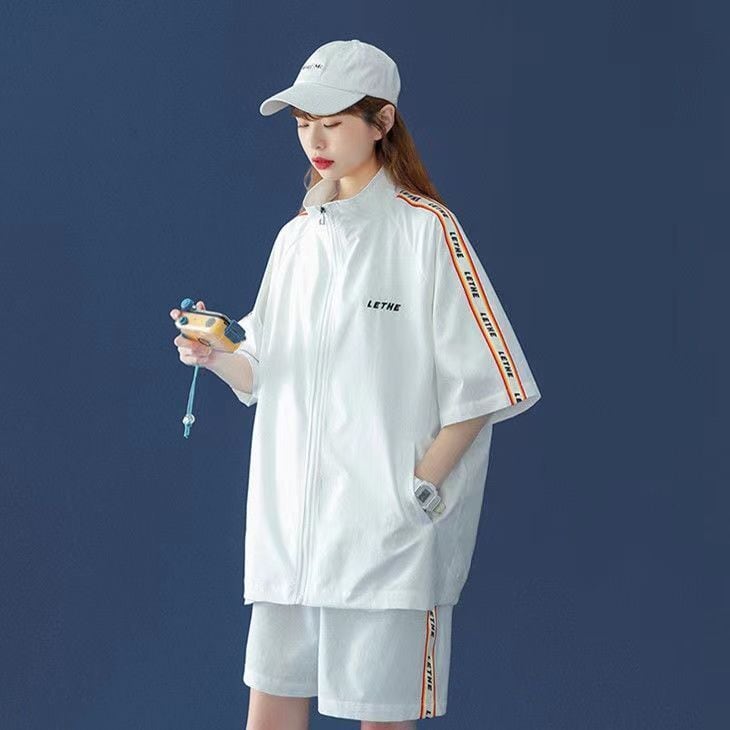 着回し力抜群 絶対流行 カジュアル 半袖Tシャツⅹパンツセット<ins-8191>