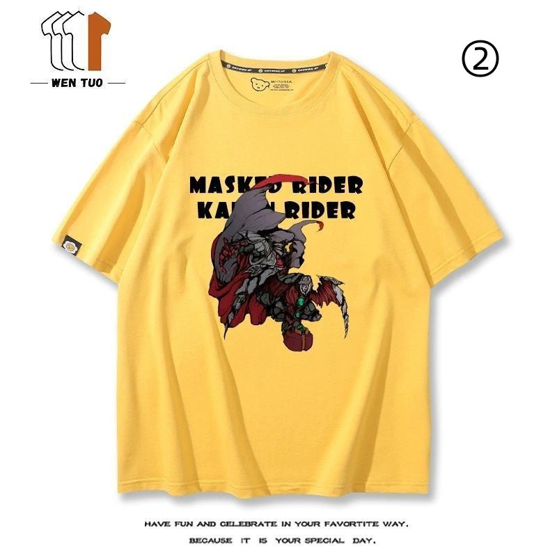 美人度アップ 絶対欲しい おすすめ プリントロゴ 半袖 Tシャツ-A2433