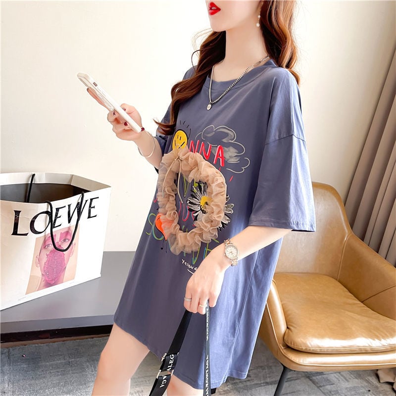 話題沸騰中 オシャレ度満点 高級感溢れる 3色選択可 Tシャツ カットソー<ins-8293>