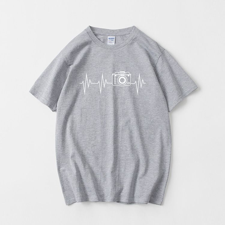 主役級 おすすめ プリントロゴ 半袖 Tシャツ-A2347
