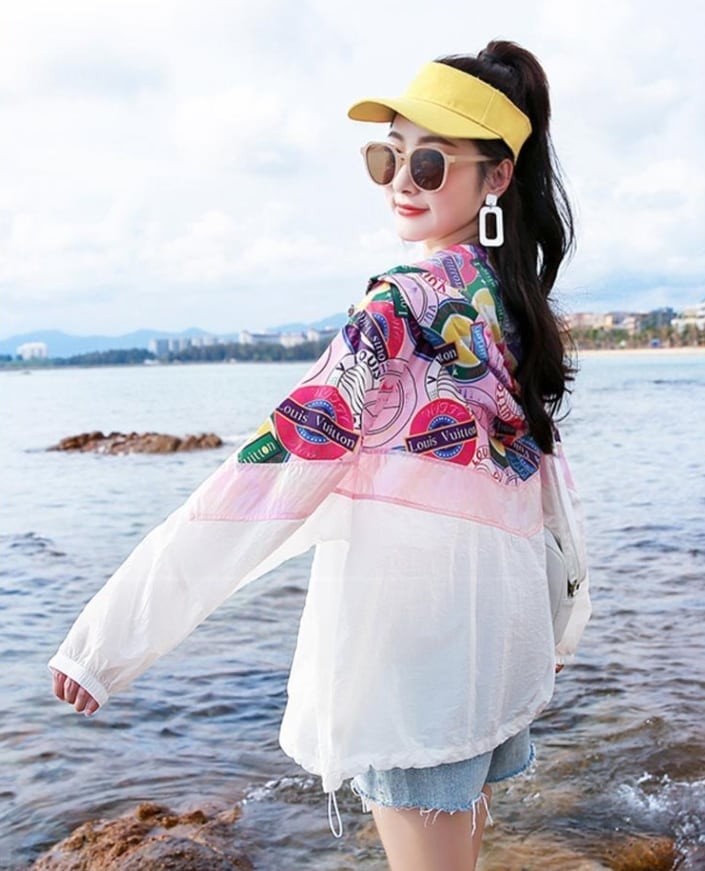 好感度UP ファッション スウィート 日焼け防止ウェア<ins-8047>