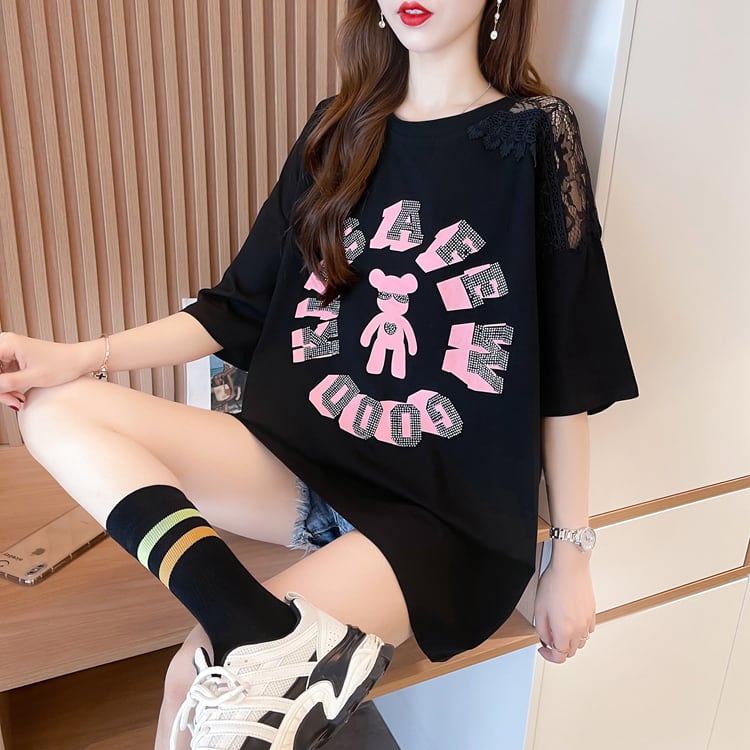 【半額!期間限定!!】美人度アップ ファッション スウィート 半袖シャツ<ins-6632>