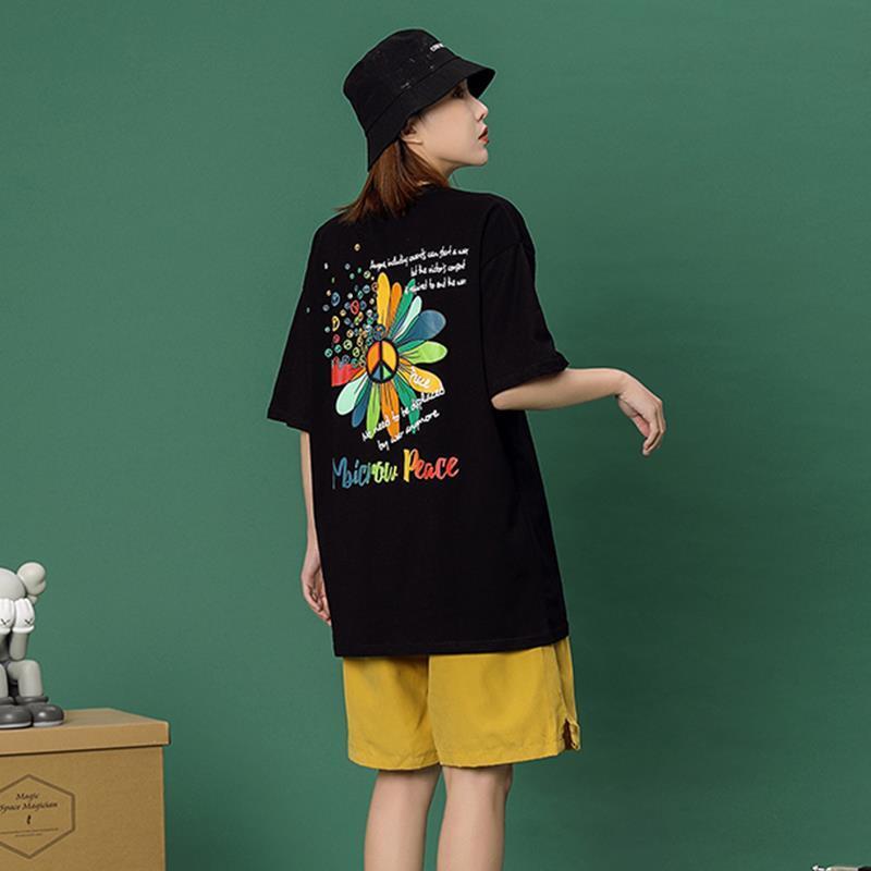 超人気 上質 シンプル 半袖Tシャツⅹパンツセット<ins-8044>