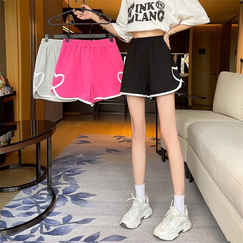 ゆったり感アップ カジュアル ハイウエスト パンツ ボトムス<ins-3563>