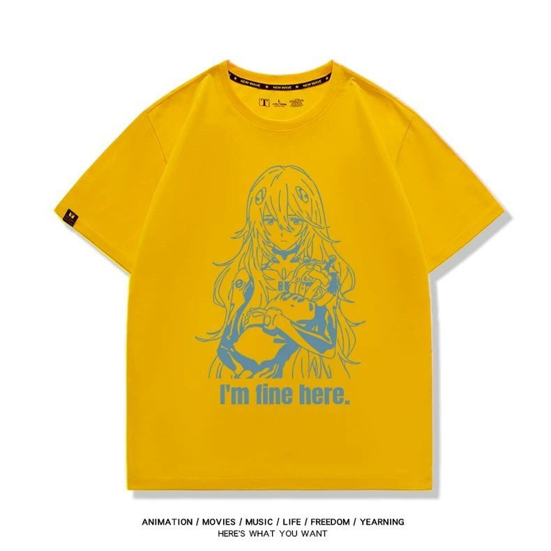 カジュアル おすすめ プリントロゴ 半袖 Tシャツ-A2390