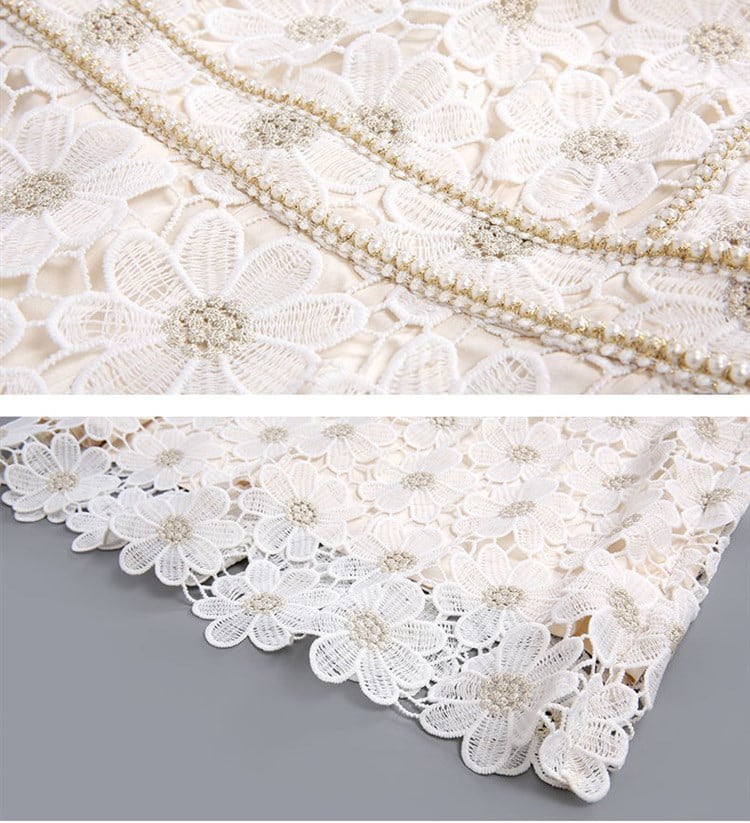 話題沸騰中 美人度アップ エレガント 上品 レース ワンピース<ins-8215>