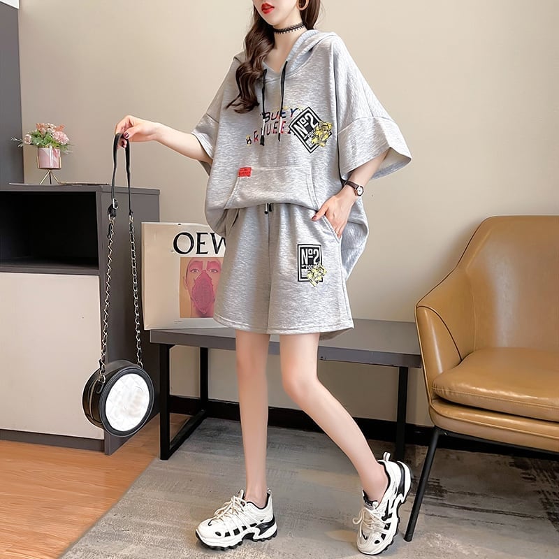 【半額!期間限定!!】ファッション 清涼感たっぷり 切り替え ブラウス+パンツ セットアップ<ins-3144>