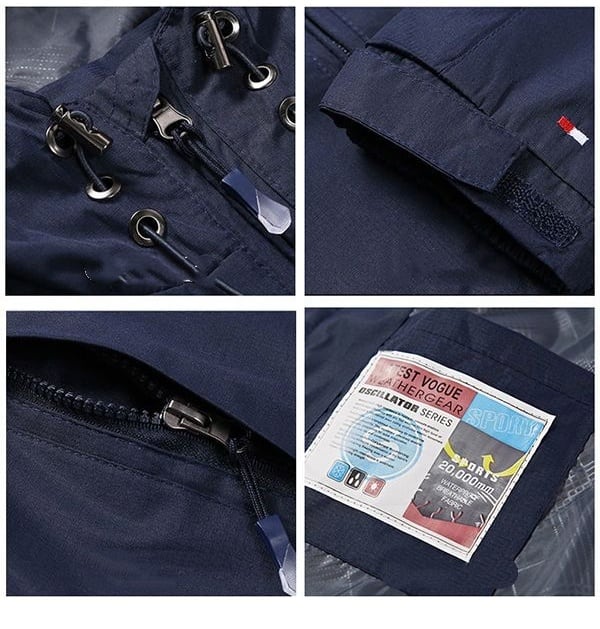 【半額!2月6日まで】個性派 冬服 防寒 暖かい 脱着可能ボアライナー付き 撥水加工男女兼用 3way 4色 マウンテンジャケット E-12917