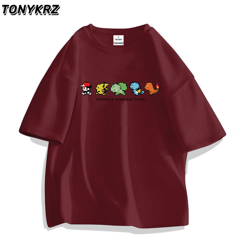 早い者勝ち 売れ筋 おすすめ プリントロゴ 半袖 Tシャツ-A2499