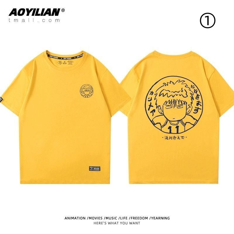 好感度UP 絶対流行 着回し力抜群 おすすめ プリントロゴ 半袖 Tシャツ-A2469