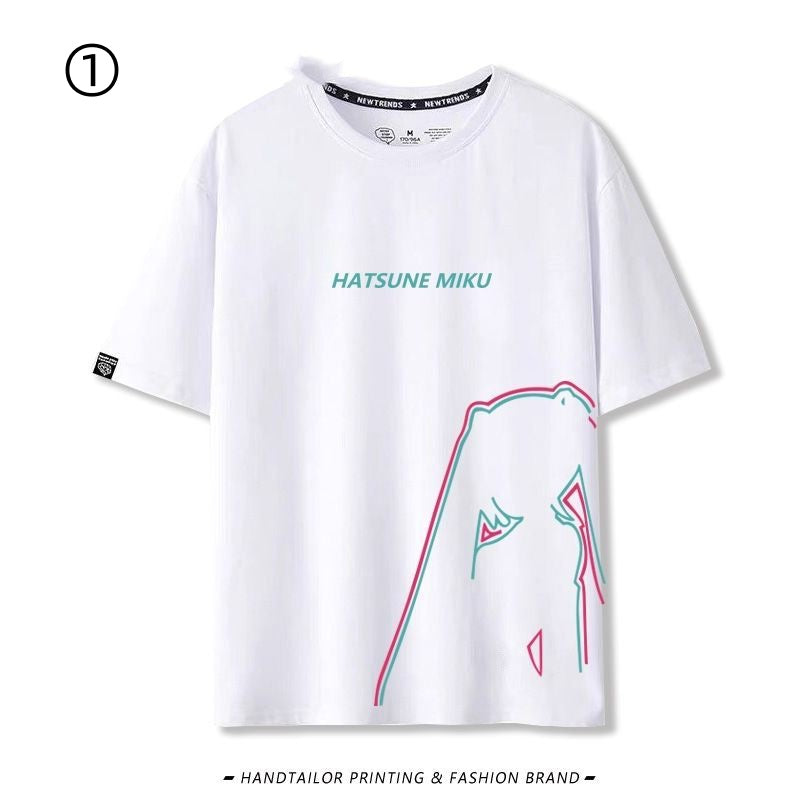売れ筋 大人可愛い 激安セール 着回し力抜群 おすすめ プリントロゴ 半袖 Tシャツ-A2474