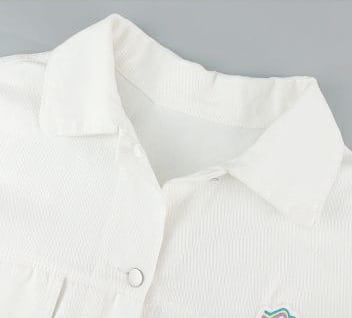 人気爆発中 キュート  切り替え デニムジャケット<ins-8064>