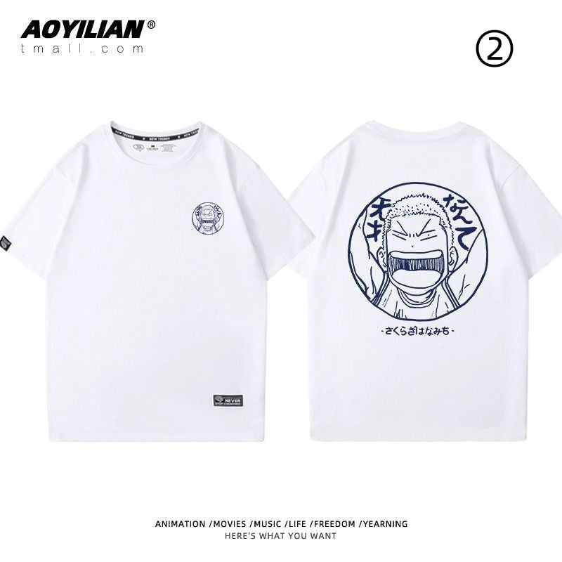 好感度UP 絶対流行 着回し力抜群 おすすめ プリントロゴ 半袖 Tシャツ-A2469