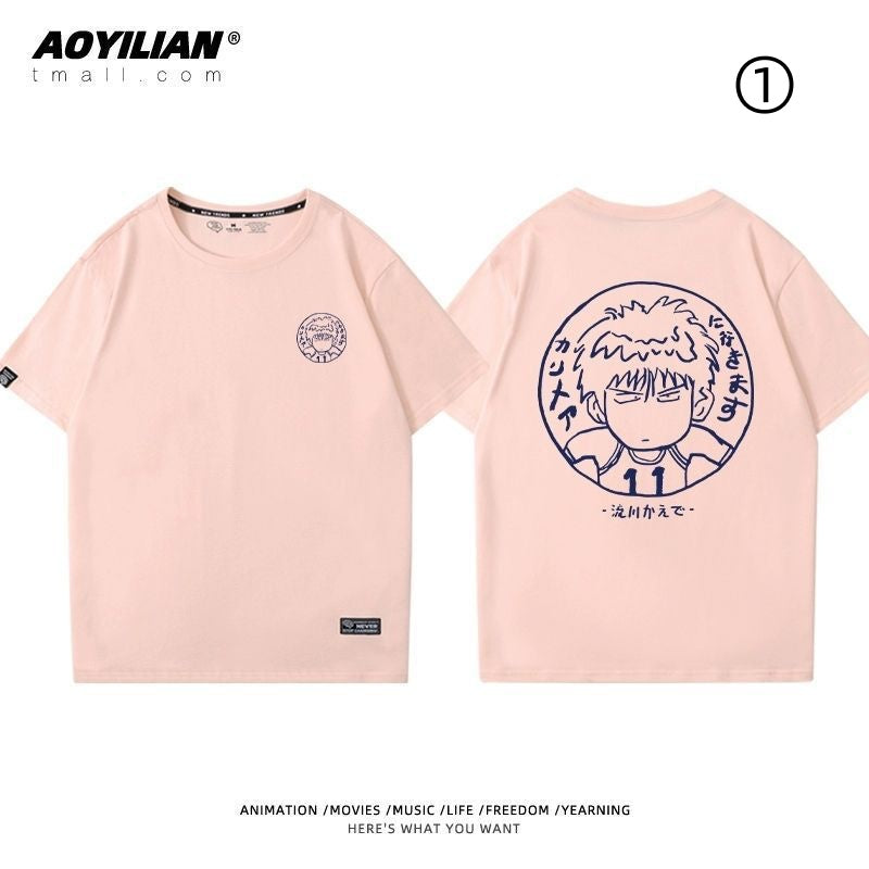 好感度UP 絶対流行 着回し力抜群 おすすめ プリントロゴ 半袖 Tシャツ-A2469