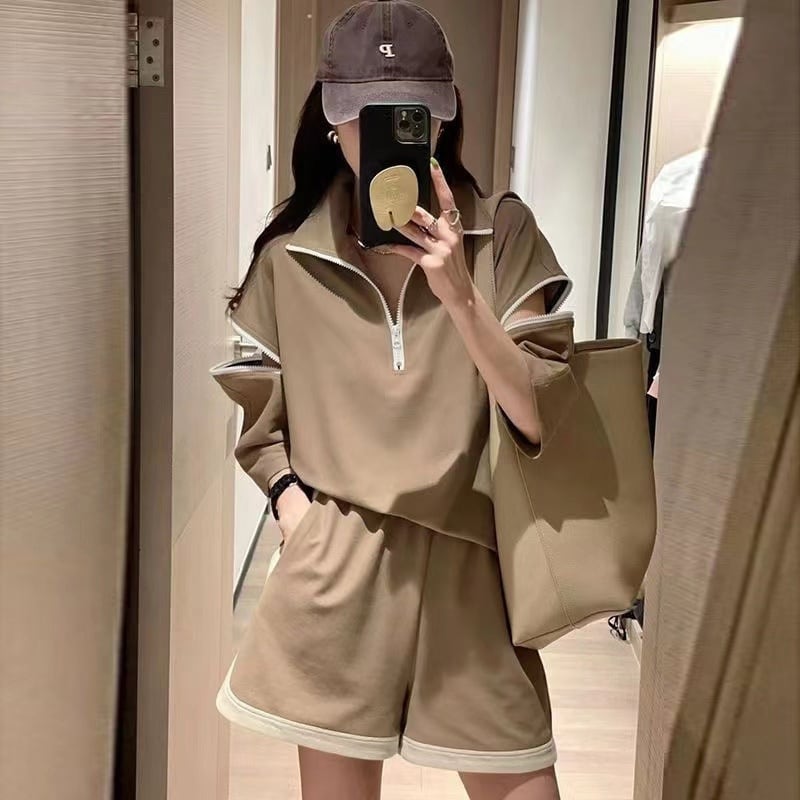 主役級 今季マストバイ ファッション 個性派 半袖Tシャツⅹパンツセット<ins-6533>