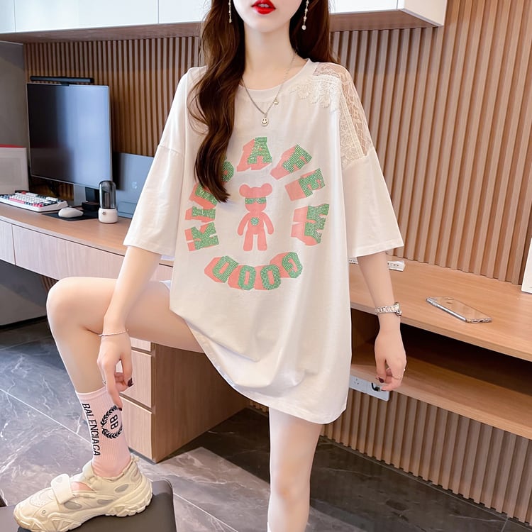 【半額!期間限定!!】美人度アップ ファッション スウィート 半袖シャツ<ins-6632>