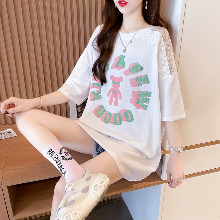 【半額!期間限定!!】美人度アップ ファッション スウィート 半袖シャツ<ins-6632>