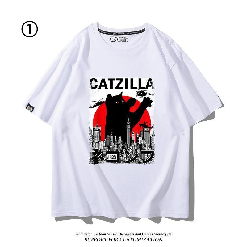 絶対流行 おすすめ プリントロゴ 半袖 Tシャツ-A2373