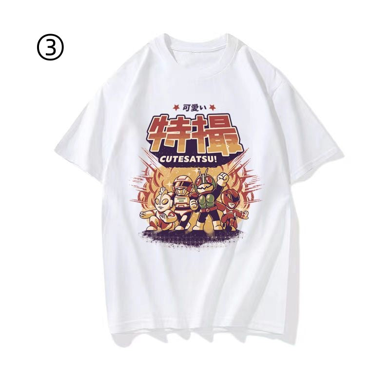 着回し力抜群 シンプル おすすめ プリントロゴ 半袖 Tシャツ-A2655
