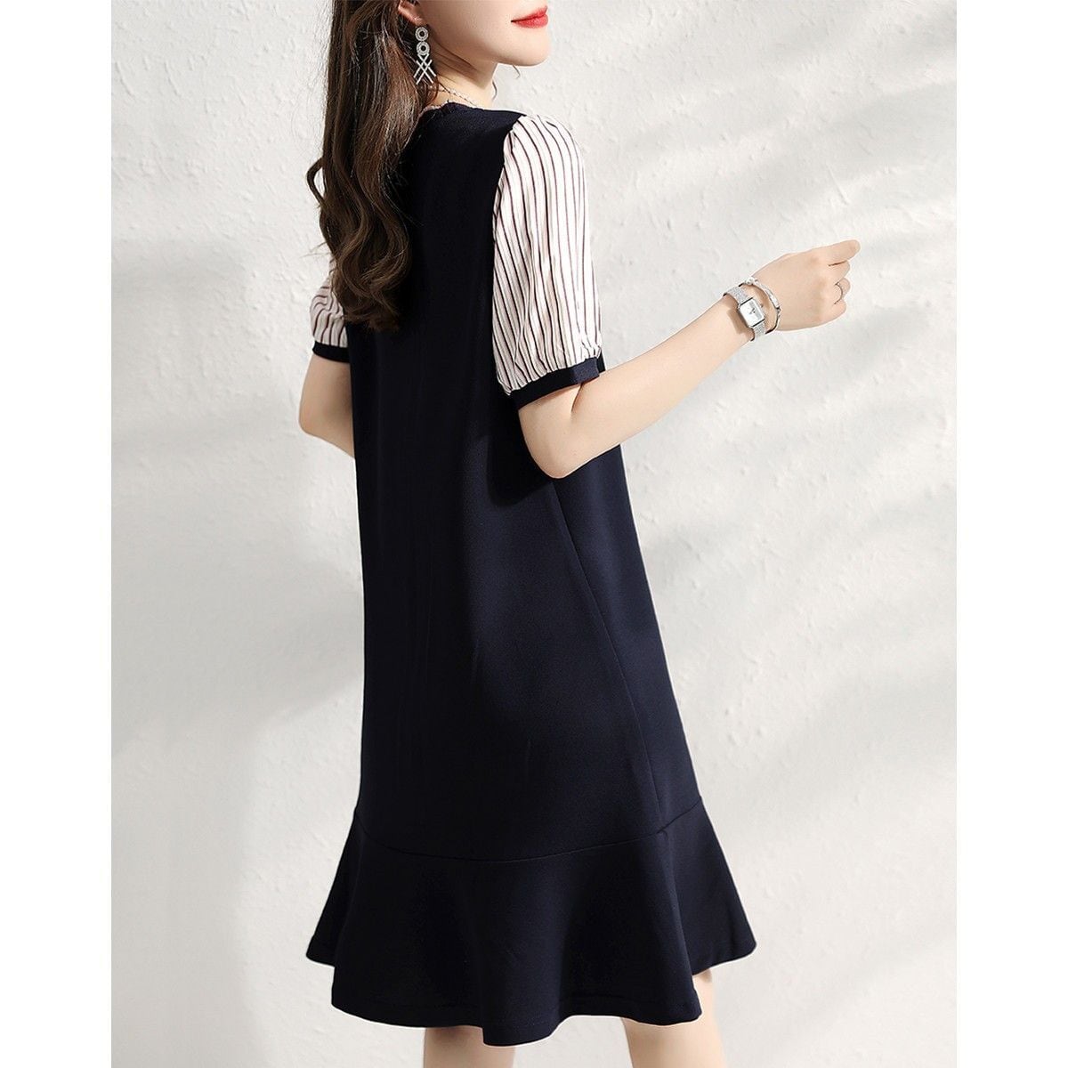 新作 売り切れ必至 上質 カジュアル エレガント ワンピース<ins-8329>