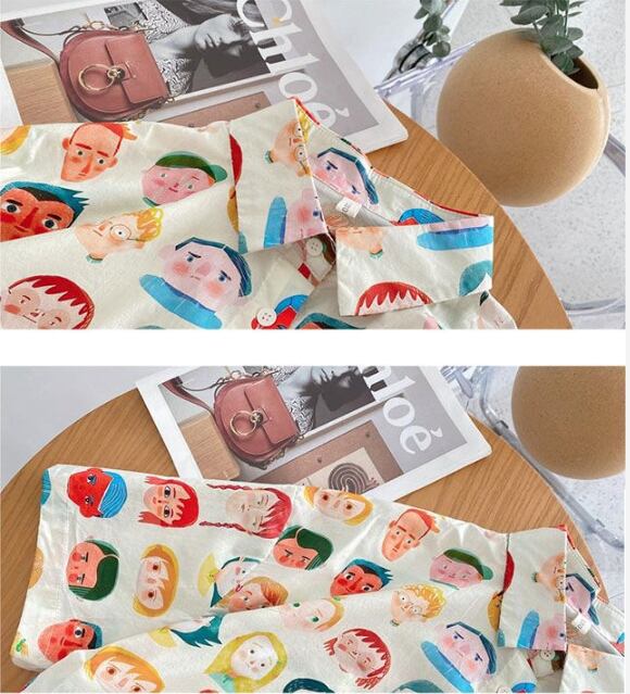 新商品 ファッションプリント 半袖Tシャツ カットソー<ins-8297>