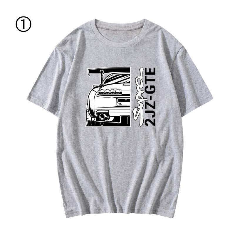 ファッション プリントロゴ 半袖 Tシャツ-A2403